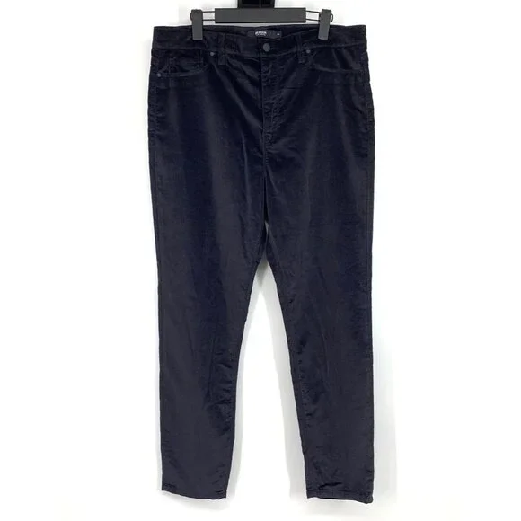 Hudson Jeans Barbara Super Skinny Velvet Purple Ankle NWT